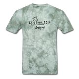 Men's T-Shirt - military green tie dye