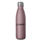 Insulated Stainless Steel Water/ Tea / Coffee Bottle - pink glitter