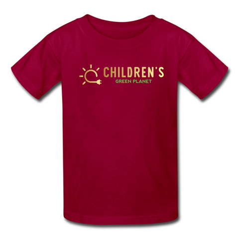 Kid's T-Shirt - dark red